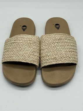 Woven Straw Sandals 9